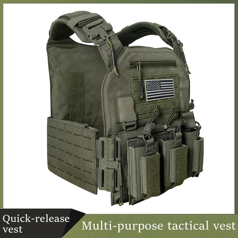 Chaleco Tactico Vest Ranger-Green Tactical Gear Tactical Vest for Outdoor