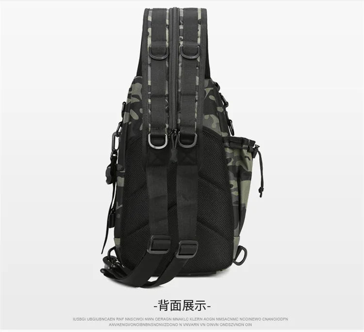 Outdoor Fishing Tackle Bag Waterproof Hiking Cycling Travel Backpack Tools