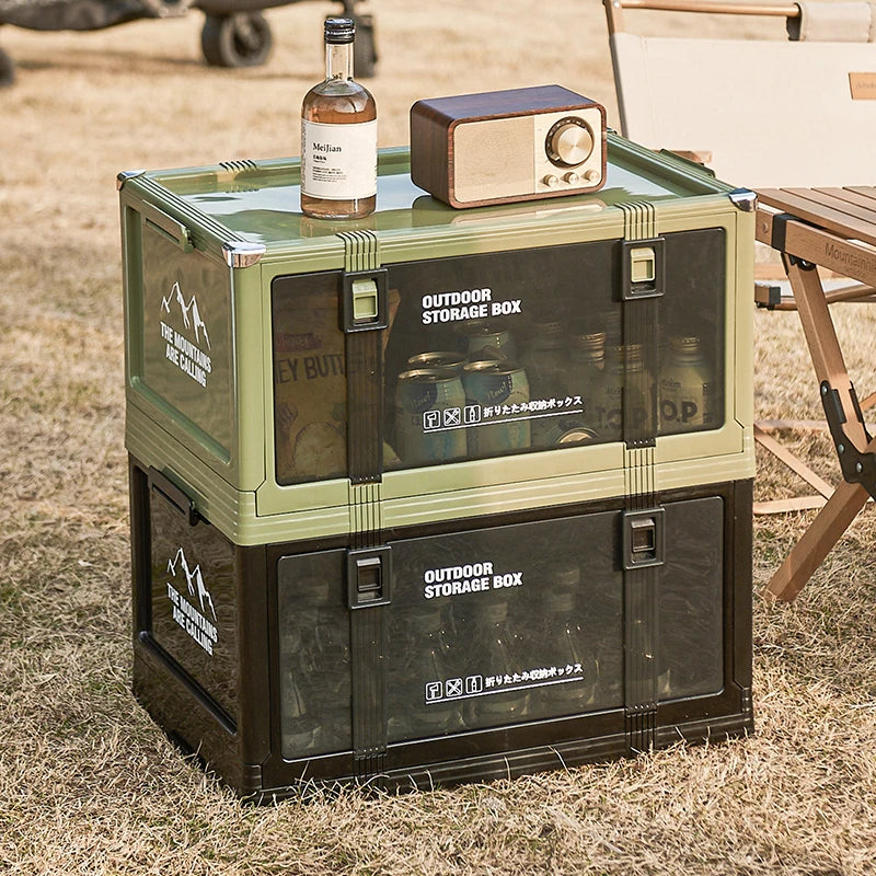 UFORU Multilayer Thickened Folding Storage Box with Lid Ideal for Outdoor
