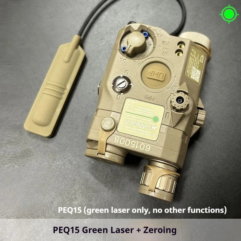 Tactical Airsoft Red Dot Green Blue IR Fill Light Laser Indicator Weapon Scout Light