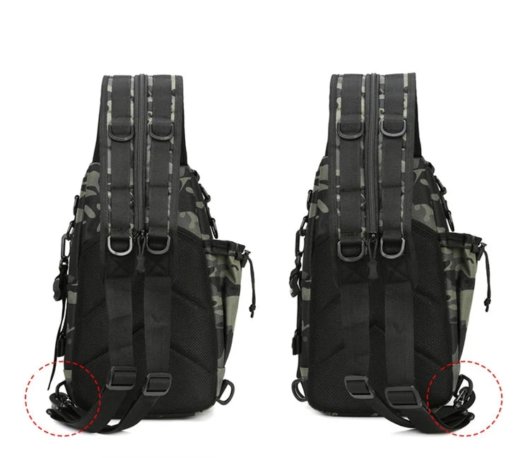 Outdoor Fishing Tackle Bag Waterproof Hiking Cycling Travel Backpack Tools