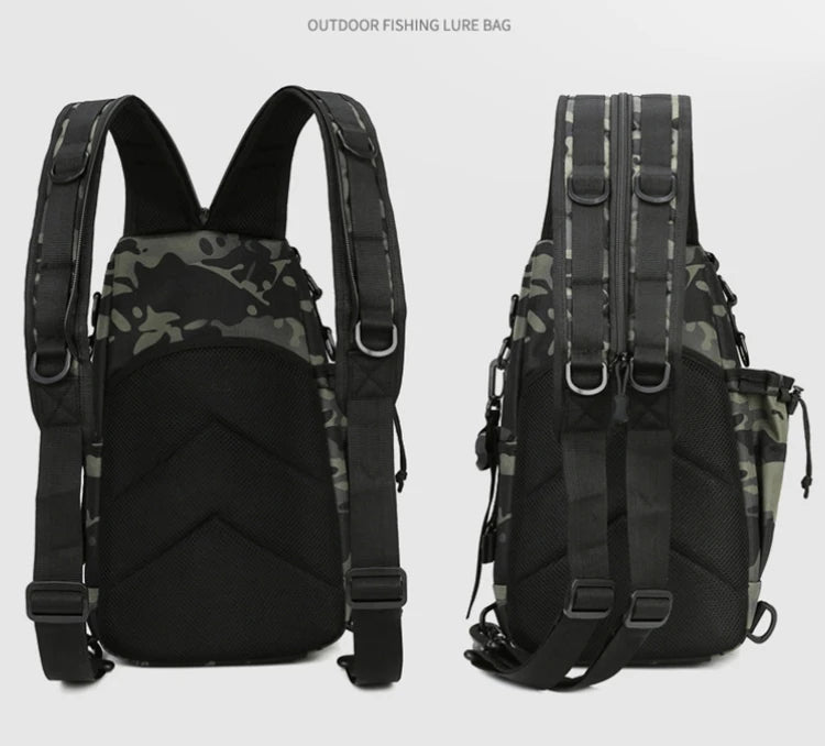 Outdoor Fishing Tackle Bag Waterproof Hiking Cycling Travel Backpack Tools