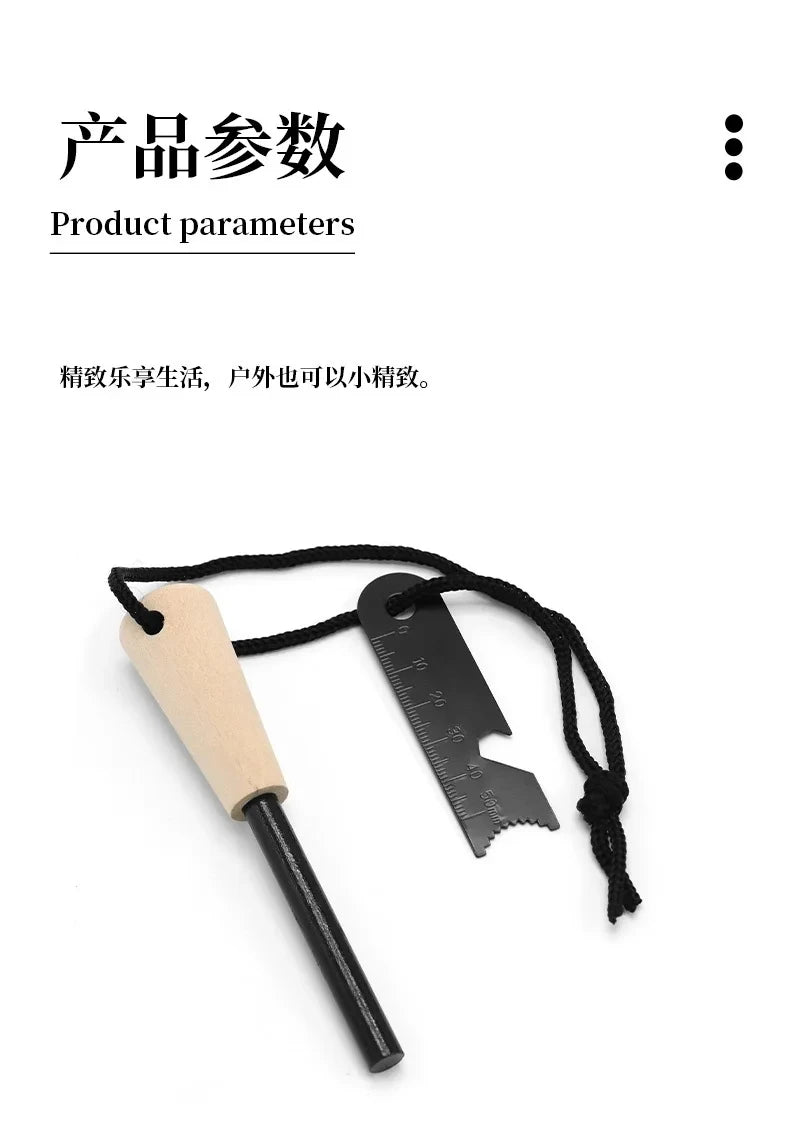 Portable Outdoor Waterproof Flint Camping Equipment Survival Tools