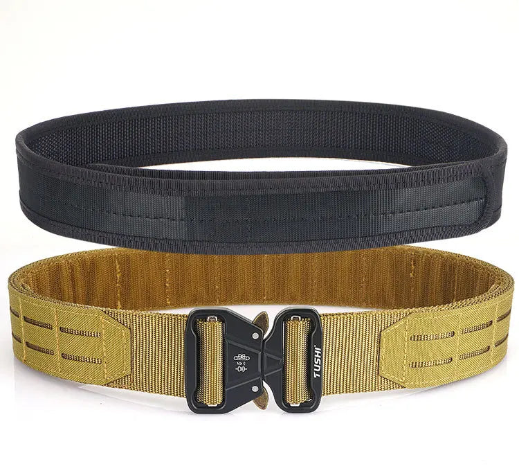 Tactical Belt 2 Inch Quick Release Ronin Camo Belt Metal Outdoor Waist Belt