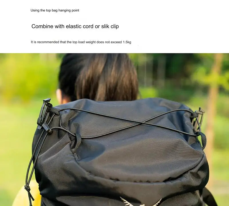 Lightweight External Hanging Bag for Backpack Tactical Hiking Camping Bags
