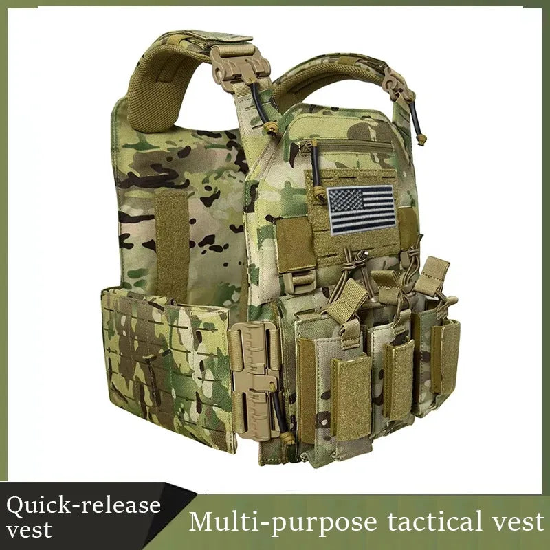 Chaleco Tactico Vest Ranger-Green Tactical Gear Tactical Vest for Outdoor