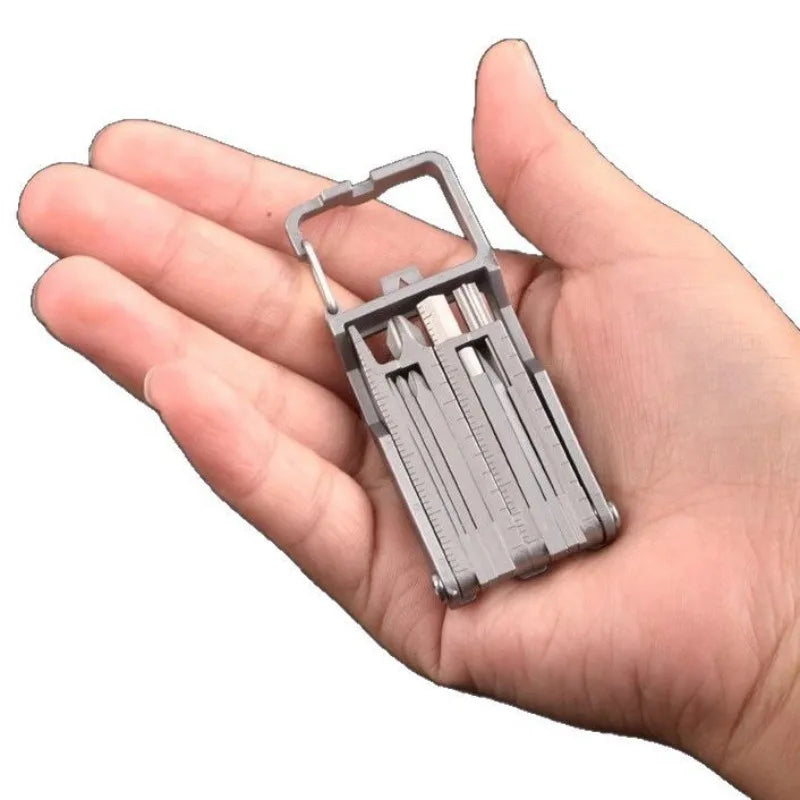 Folding Pocket Multitool Portable Camping and Hiking Gear Screwdriver